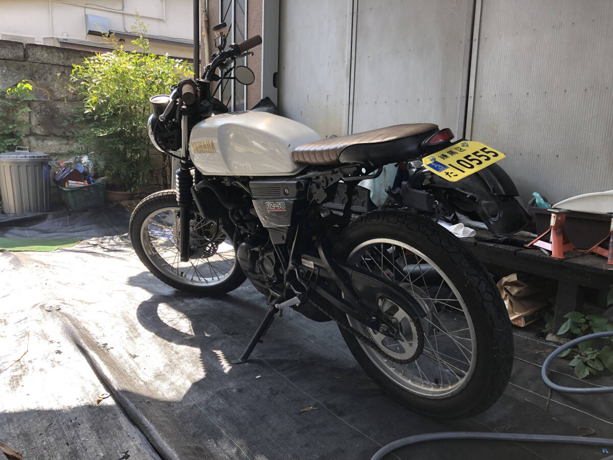 【希少】YAMAHA RZ50 RA01J 68.8ccボアアップ公認(rèn) 2スト カスタム多數(shù) 即乗り可
