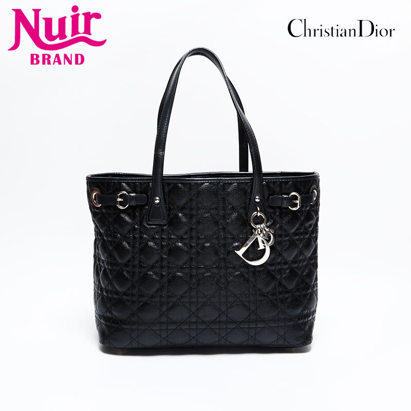 クリスチャンディオール Christian Dior ショルダーバッグ パテレア カナージュ ブラック