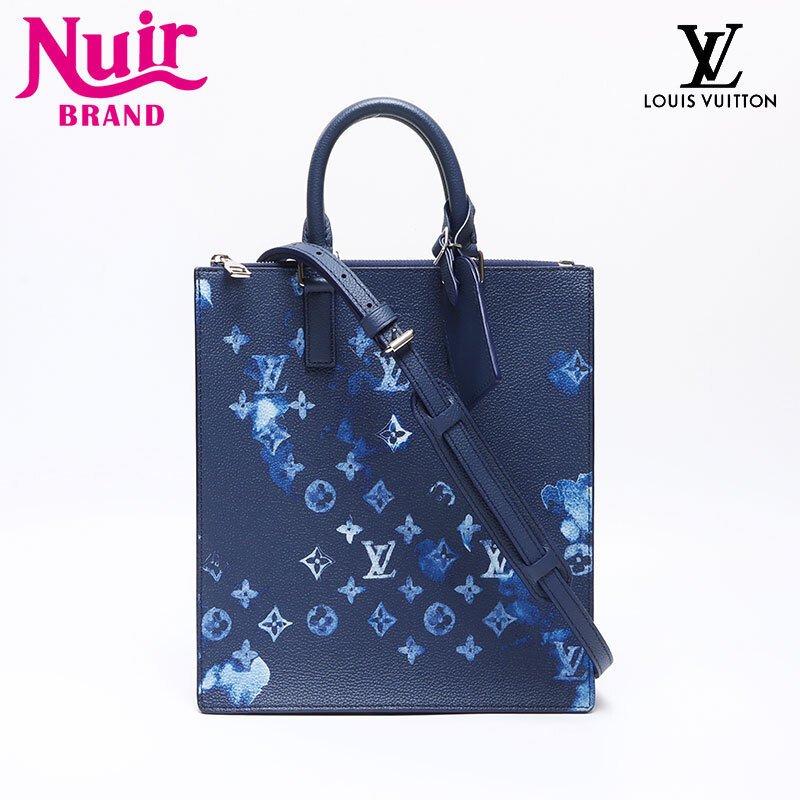 ルイ?ヴィトン LOUIS VUITTON ハンドバッグ サックプラ ウォーターカラー ICチップ 2way M57843 ネイビー