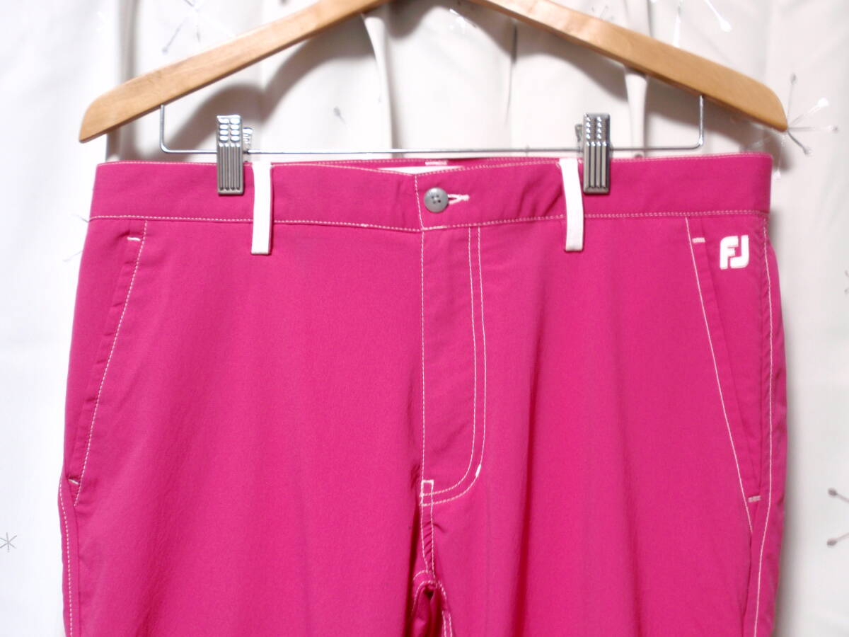 メンズ W33インチ/83.5cm◆《フットジョイ／ FootJoy》◆薄手／ナイロン素材／ロングパンツ！◆新品若干難あり！_画像2