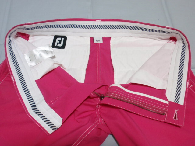 メンズ W33インチ/83.5cm◆《フットジョイ／ FootJoy》◆薄手／ナイロン素材／ロングパンツ！◆新品若干難あり！_画像3