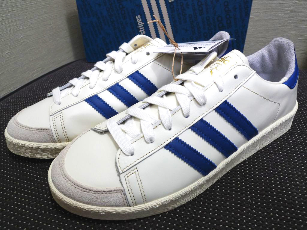 新品 国内正規品 ADIDAS JABBAR LOW 01 白/青 WHITE ROYAL BLUE US10.5 28.5cm JI0150 アディダス ジャバー