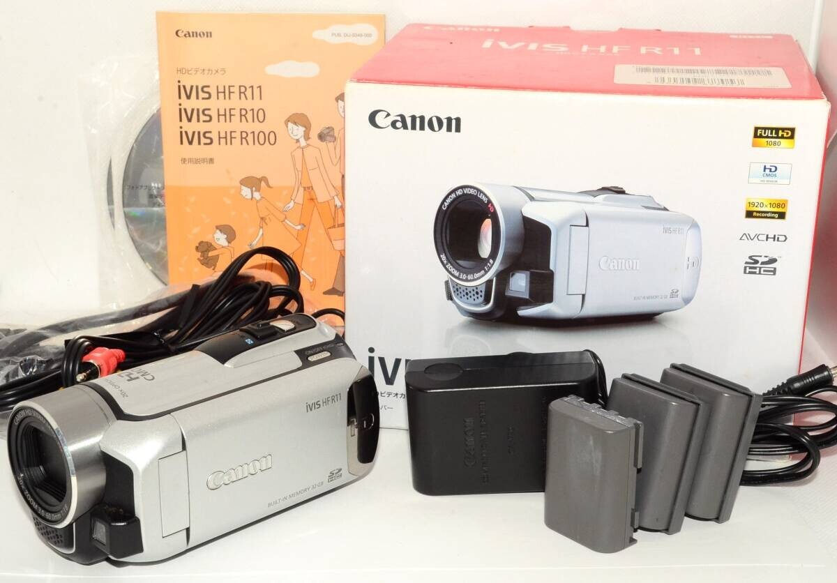 【外観特上級】Canon iVIS HF R11 デジタルビデオカメラ 　#s21336