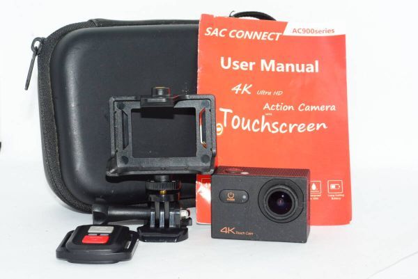 【外観特上級】Action camera アクションカメラ 4K　#s18337