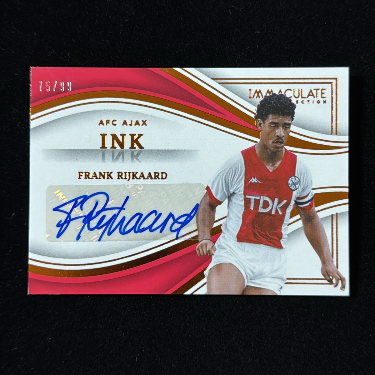 Frank Rijkaard フランク?ライカールト Panini Immaculate 2023-2024 /99 Auto サイン 直筆 Ajax