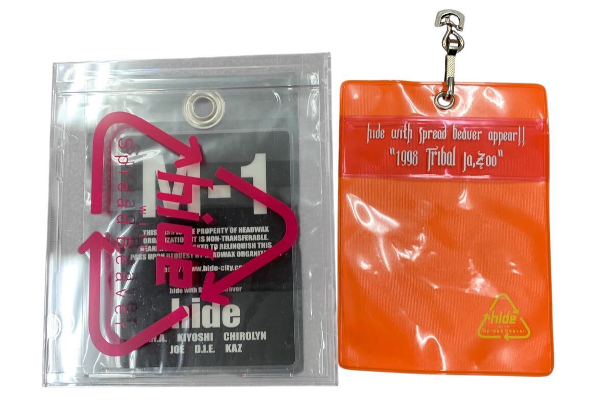 1円スタート 20429 X JAPAN hide TELL ME hideと見た景色 ビニールショルダー Tシャツ ミニタオル 激レア 未使用 オフィシャルグッズ