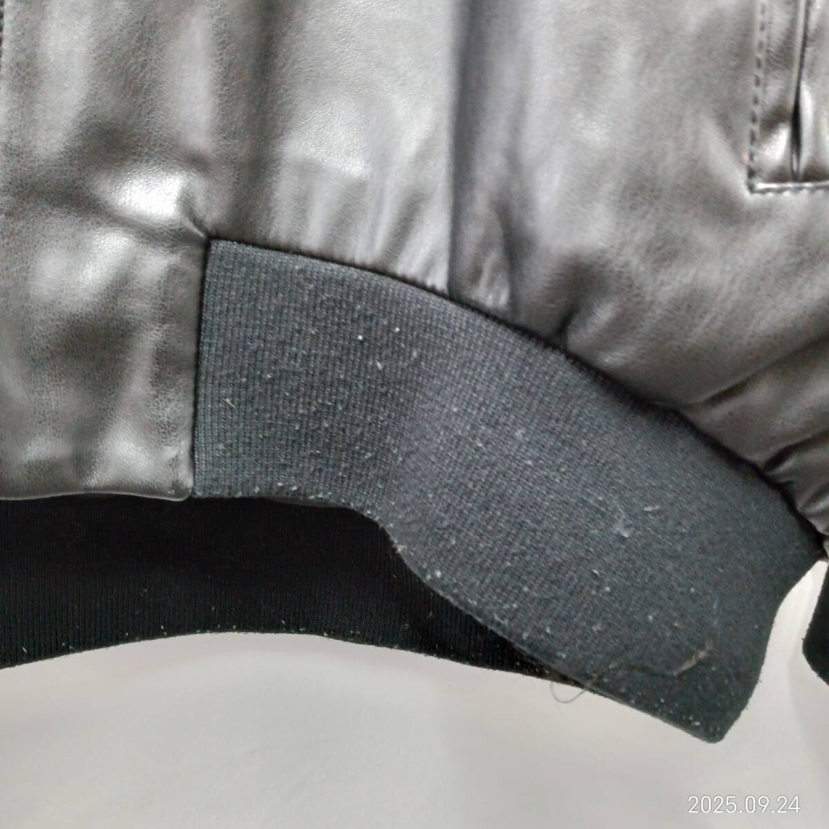 ★大特価★【1500円スタート】ITEMS URBAN RESEARCH アイテムズアーバンリサーチ 男女兼用 ジャンパー 黒 古着 長袖 サイズF【2025929-01】_画像9