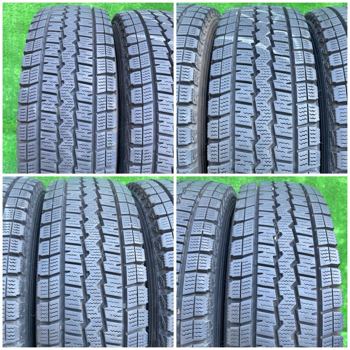 『DUNROP ダンロップ WINTERMAXX SV01 ウィンターマックス 165/R14 6P.R.LT 2016年製 冬タイヤ スタッドレスタイヤ 4本セット』_画像6