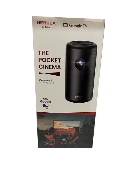 9-16 Anker Nebula Capsule 3 D2425N11 モバイル プロジェクター 家電 未使用 未開封の画像1