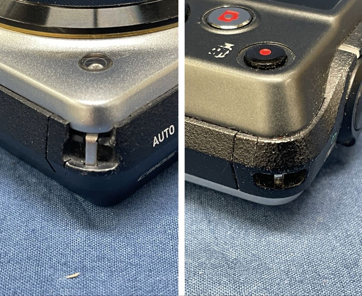 【ジャンク品】CASIO EXILIM コンパクトデジタルカメラ EX-ZR10SR (シルバー) カシオ デジカメ ハイスピードエクシリム 