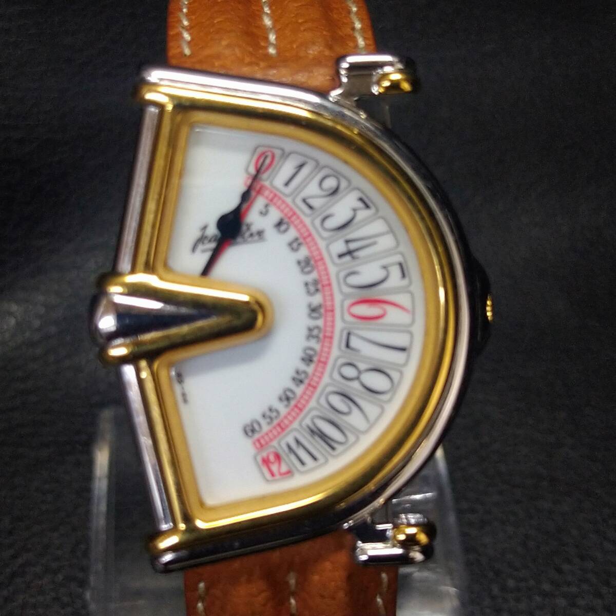 【希少】Jand'Eve ジャンイブ セクトラ レトログラード 腕時計【ブランド 時計 クォーツ お灑落 カッコいい QZ アンティーク 貴重 レア】48