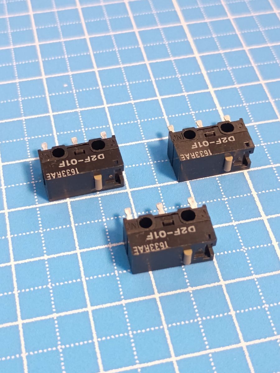 3個 omron D2F-01F マイクロスイッチ_画像2