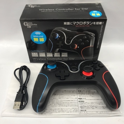 g214609 【中古】ワイヤレスコントローラー switch対応 動作未確認_画像1