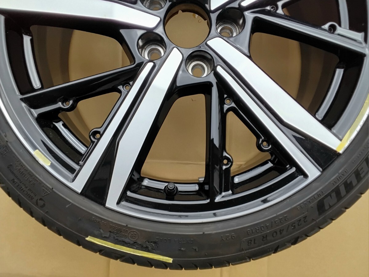 ★プジョー純正 令和6年 308（P52）18インチアルミホイール 98350581XY（9835058180）& ミシュラン 225/40R18 1本のみ★_画像3