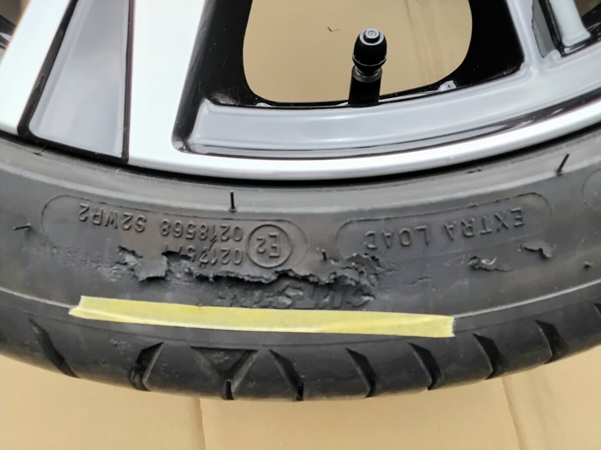 ★プジョー純正 令和6年 308（P52）18インチアルミホイール 98350581XY（9835058180）& ミシュラン 225/40R18 1本のみ★_画像5