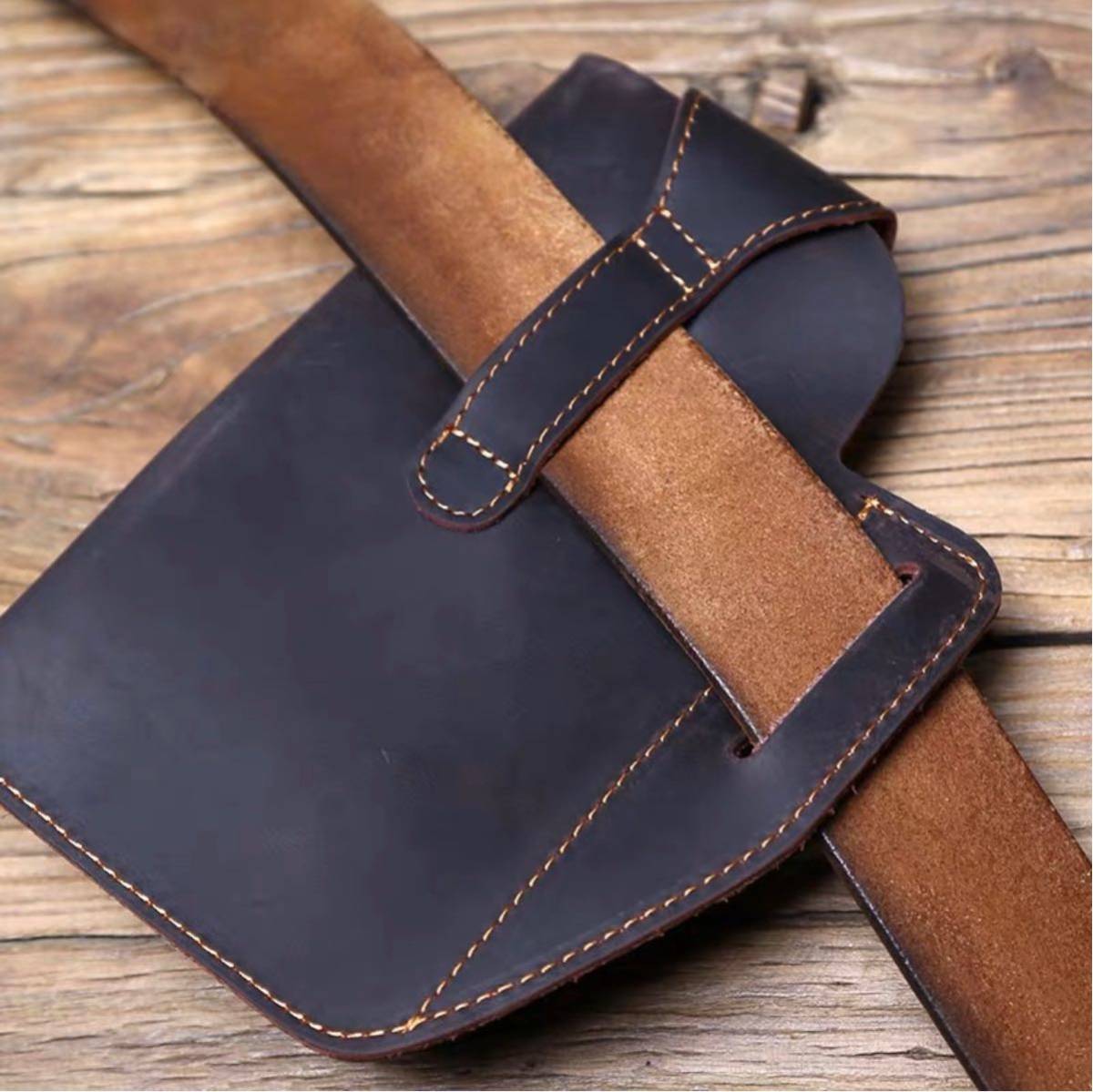 2 шт. место хранения retro ремень талия ремень сумка натуральная кожа талия упаковка мужской мобильный ремень сумка retro петля талия держатель сумка кейс 