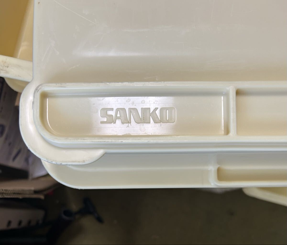 サンコー ばんじゅう 厨房 フードコンテナ　特大ばんじゅうC　5個 浅型　お餅など_画像3