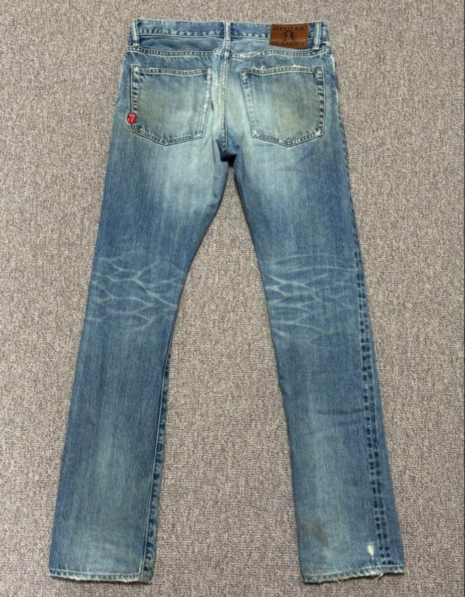 HYSTERIC GLAMOUR ヒステリックグラマー ローリング?ストーンズ デニム（送料込 即決）
