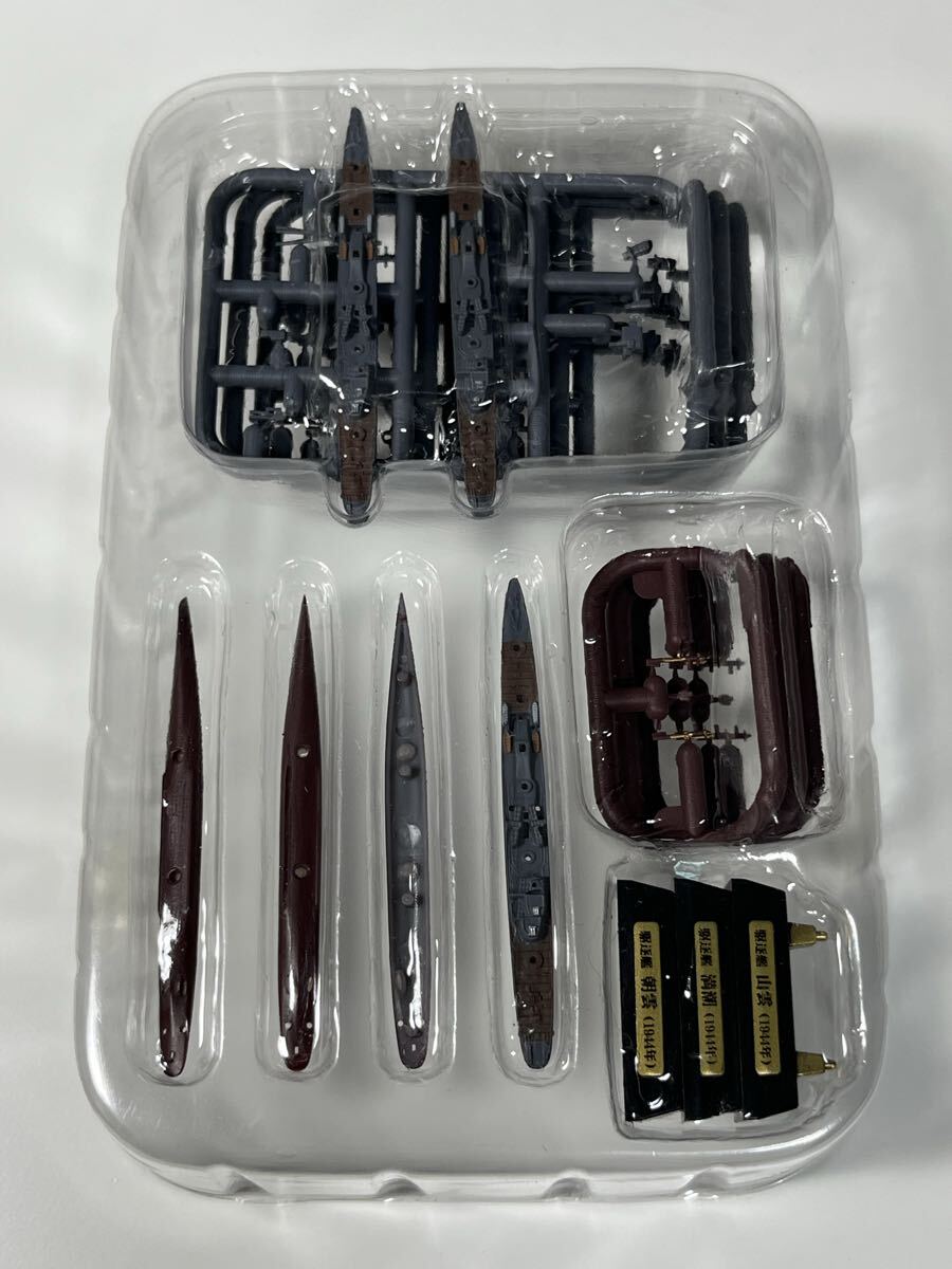 1/2000 F-toys エフトイズ コンフェクト 艦船キットコレクション Vol.6 スリガオ海峡 日本 海軍 駆逐艦 山雲/満潮/朝雲 フルハルバージョン_画像2