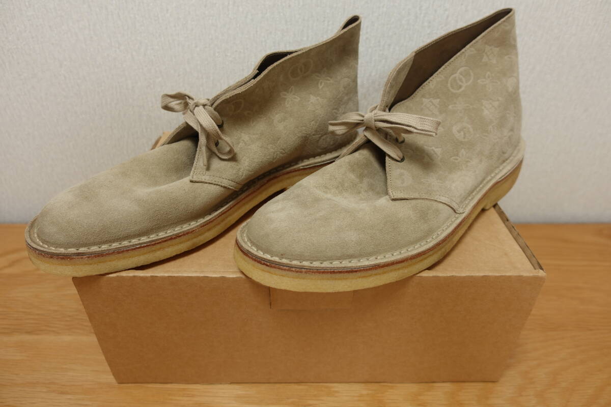 ★HYSTERIC GLAMOUR／ヒステリックグラマー　ベージュ　英國(guó)NPSコラボ　デザートブーツ　28.0cm　英國(guó)制　未使用★