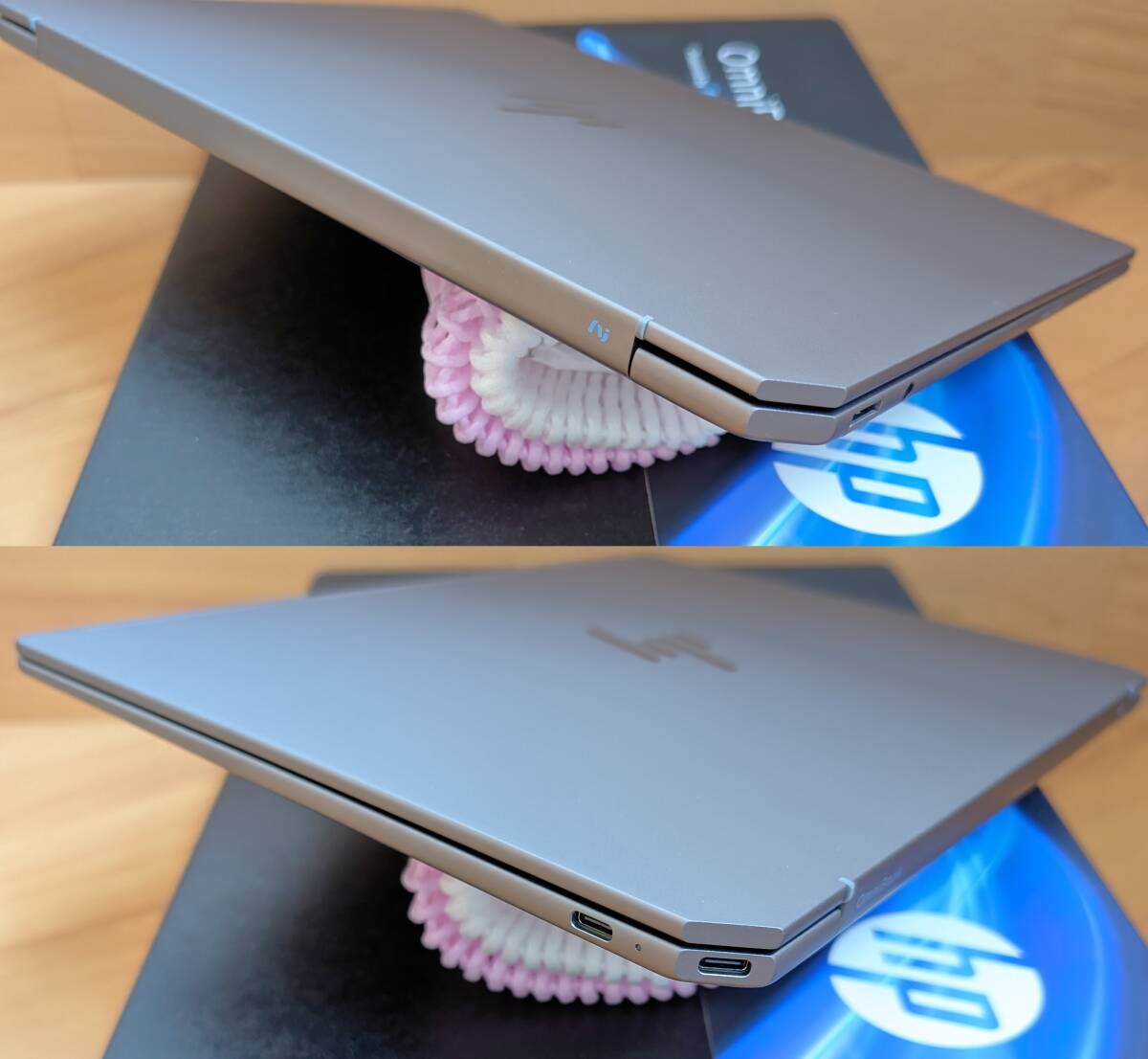 【新品同様:保証付】HP OmniBook Ultra Laptop 14 fd0005AU AMD Ryzen AI 9 365/メモリ 16GB/SSD 1TB/14型/win11/office24 25年1月製_画像6