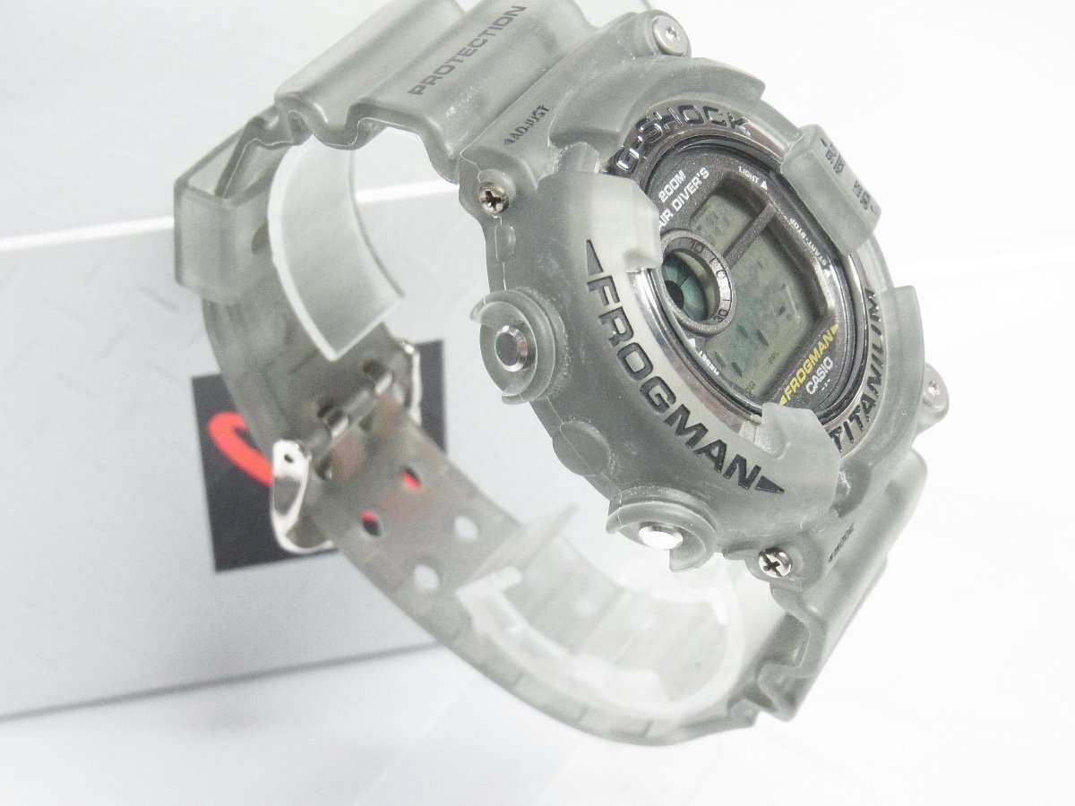 1円～【不動(dòng)】カシオ CASIO G-SHOCK フロッグマン DW-8200 1294 エア?ダイバーズ200ｍ スポーツウォッチ メンズ 腕時(shí)計(jì) クオーツ デジタル