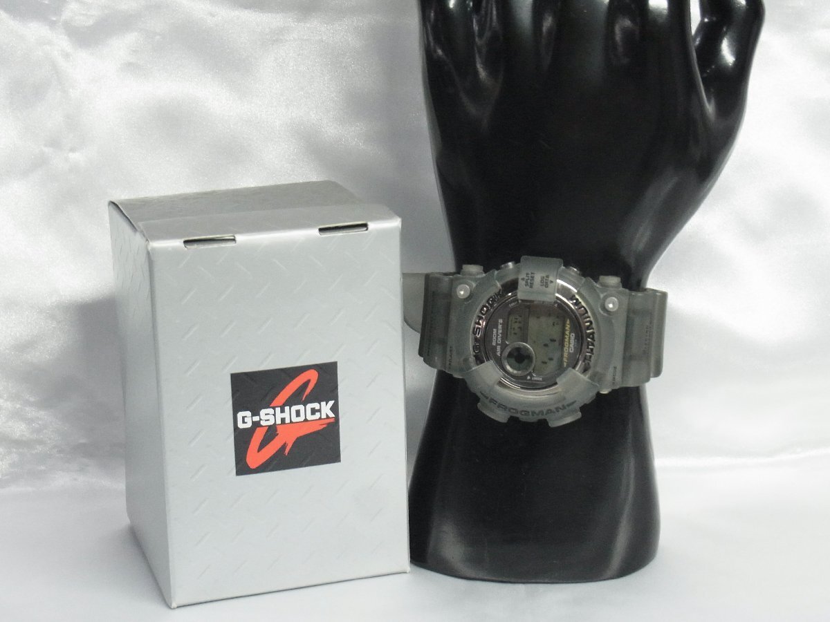 1円～【不動(dòng)】カシオ CASIO G-SHOCK フロッグマン DW-8200 1294 エア?ダイバーズ200ｍ スポーツウォッチ メンズ 腕時(shí)計(jì) クオーツ デジタル