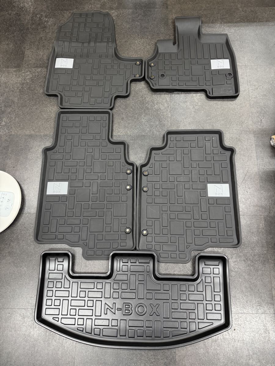 NBOX N-BOX CUSTOM Nボックス カスタム ジョイ オールシーズンマット フロアマット 1臺分 ラゲッジトレー JF3 JF4 2017.8～仕様変更