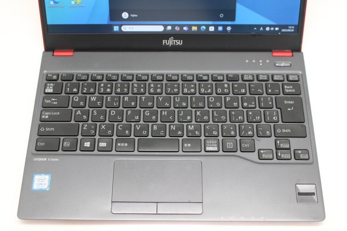 良品 フルHD 13.3型 Fujitsu LIFEBOOK U938T Windows11 第8世代 i5-8350U 8GB 256GB-SSD カメラ 無線 Office付き 中古パソコン 管:1326s_画像5