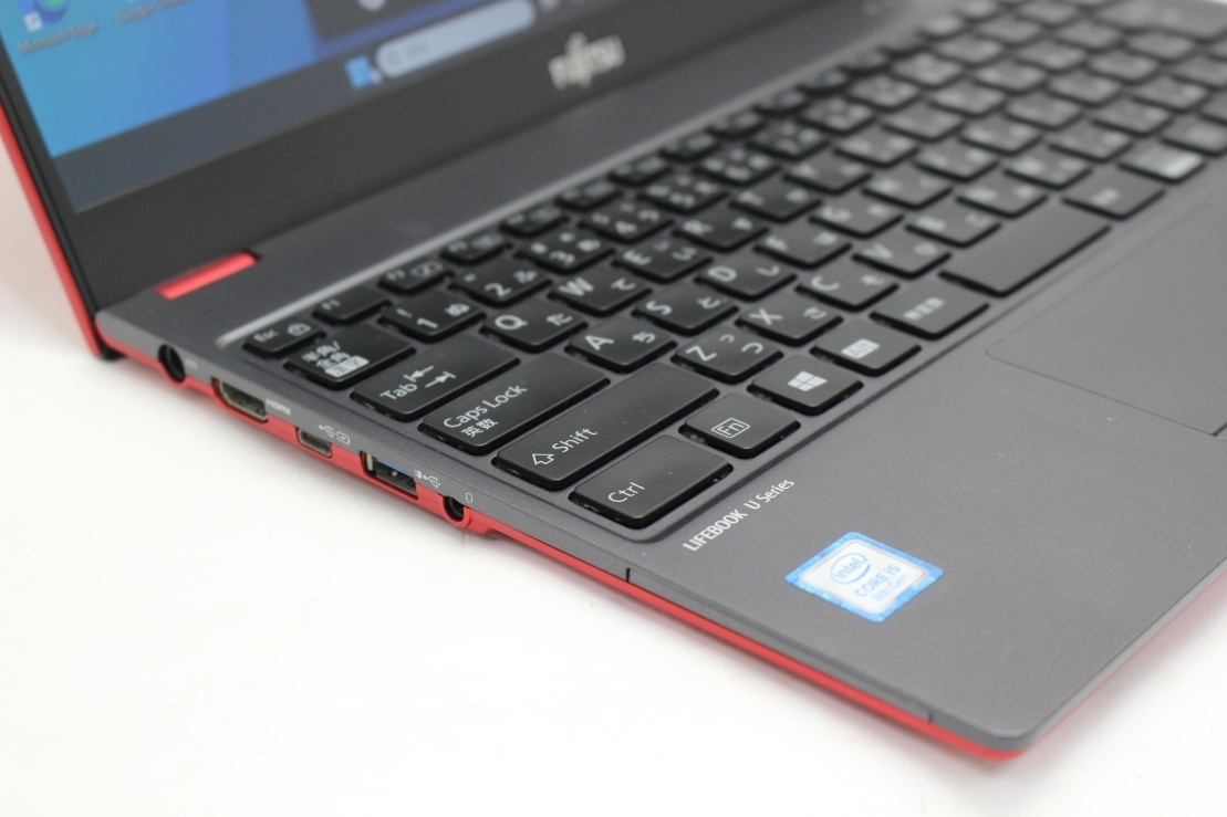 良品 フルHD 13.3型 Fujitsu LIFEBOOK U938T Windows11 第8世代 i5-8350U 8GB 256GB-SSD カメラ 無線 Office付き 中古パソコン 管:1326s_画像6