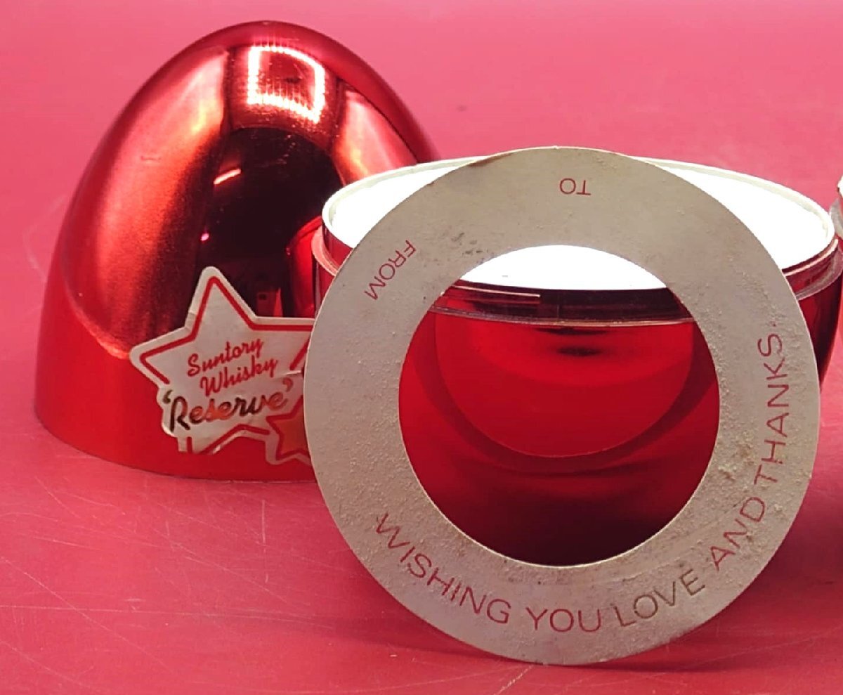 ☆文武堂☆サントリー　ウイスキー リザーブ　ブランディー VSOP 赤金卵　セット