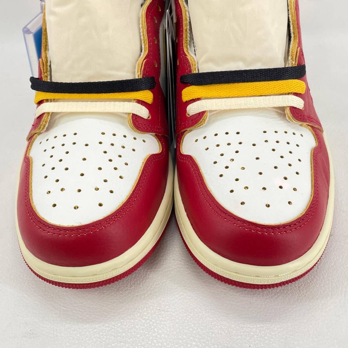 【美品】NIKE UNION ハイカットスニーカー メンズ レッド SIZE_28cm AIR_JORDAN1 HV8563-600 箱付 ナイキ ユニオン エアジョーダン1 ◆2003_画像4