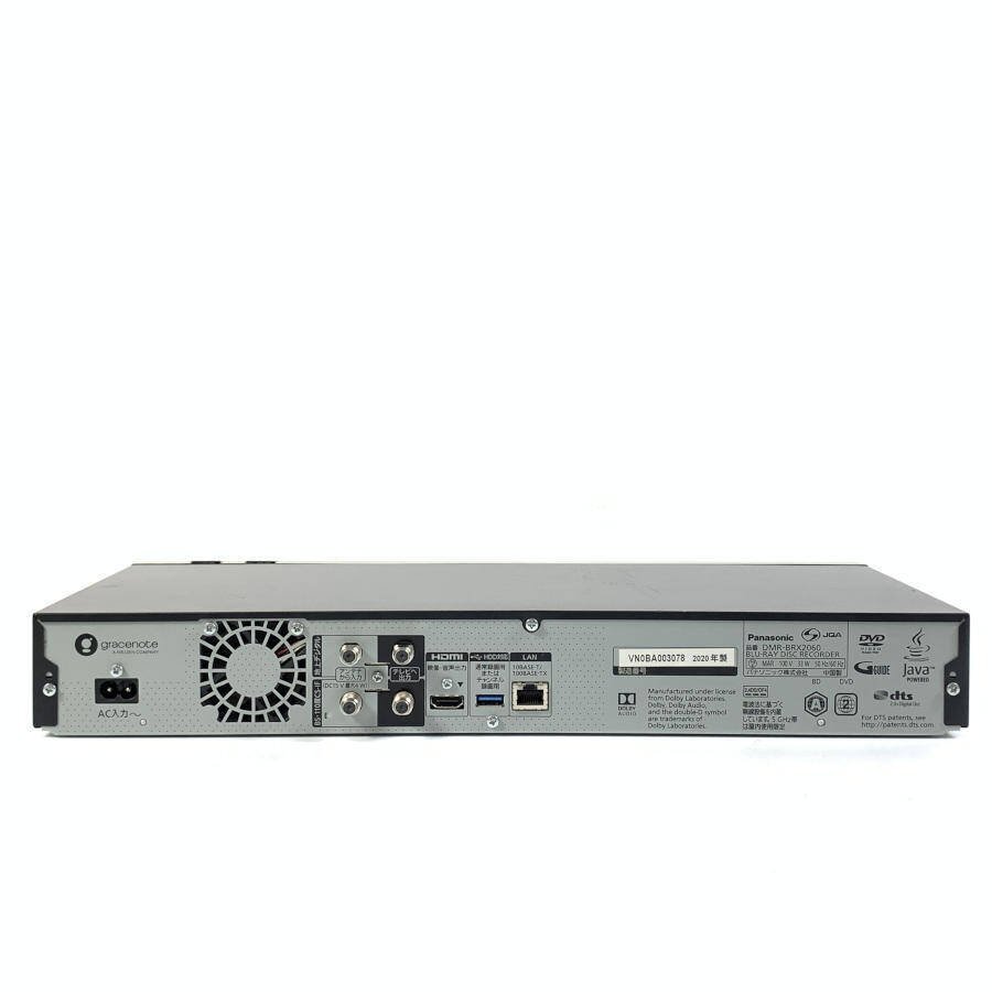Panasonic パナソニック DMR-BRX2060 HDD/BDレコーダー チャンネル録畫対応品 2020年制 B-CASカード付き 映像機器 ブルーレイ●簡易検査品