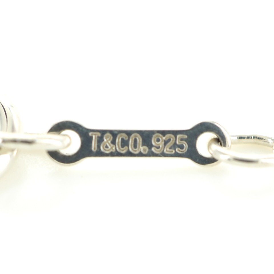 ◆即決あり◆ TIFFANY&Co. ティファニー SV シルバー 925 K18 フラワー デイジー ネックレス 3.1g USED レディース アクセサリー「27482」_画像7