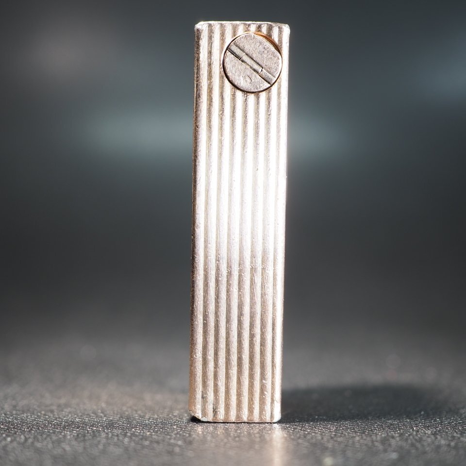 ◆1円~/極上品◆ 純銀 dunhill ダンヒル ローラー ガスライター 刻印 ヴィンテージ 著火 オーバーホール済 當(dāng)時(shí)物 オールドダンヒル