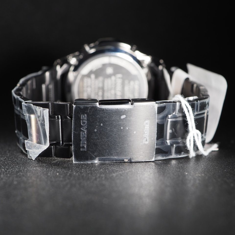 ◆未使用/超美品/1円~◆ CASIO カシオ LINEAGE リニエージ LCW-M300DB-1AJF 電波ソーラー 未使用 保管品 デジアナ 腕時計 「27683」