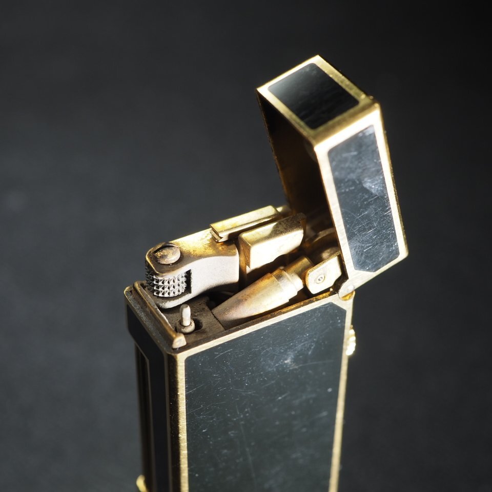 ◆1円～◆ dunhill ダンヒル ローラーガスライター GP 著火◎ ケース USED 喫煙グッツ ライター 「27667」