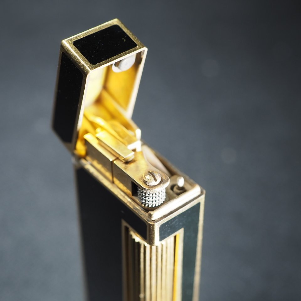 ◆1円～◆ dunhill ダンヒル ローラーガスライター GP 著火◎ ケース USED 喫煙グッツ ライター 「27667」