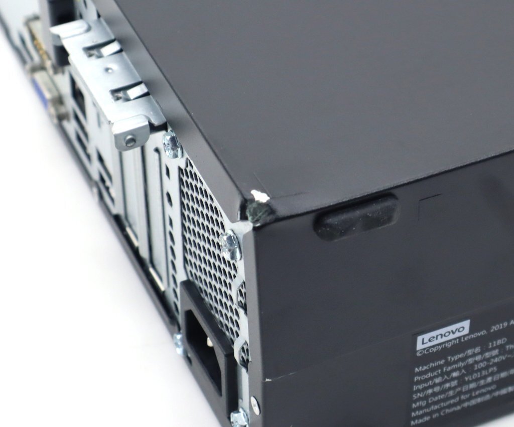 Lenovo ThinkCentre M720e Small Core i5-8400 2.80GHz 8GB 256GB(新品NVMe SSD) DisplayPort/アナログRGB出力 DVD+-RW Windows11 Pro