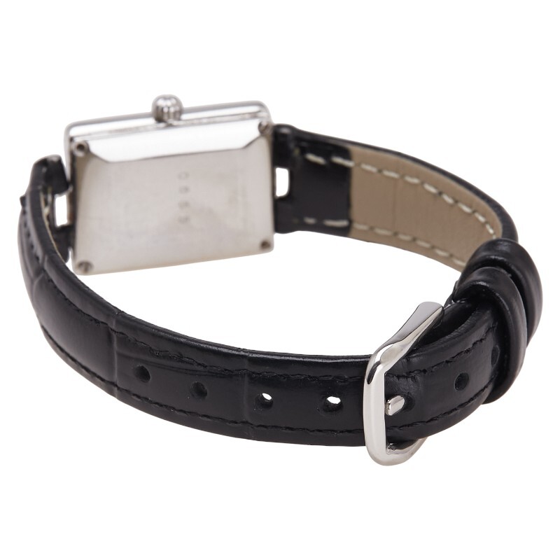 バレンシアガ ベルト（社外品） 腕時計 クオーツ ホワイト文字盤 ステンレススチール レザー レディース BALENCIAGA 【中古】_画像3