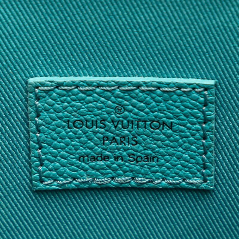 ルイ ヴィトン ダミエ チェッカーボード サックプラ XS ショルダーバッグ ハンドバッグ 2WAY N60495 ターコイズ LOUIS VUITTON 【中古】_画像8