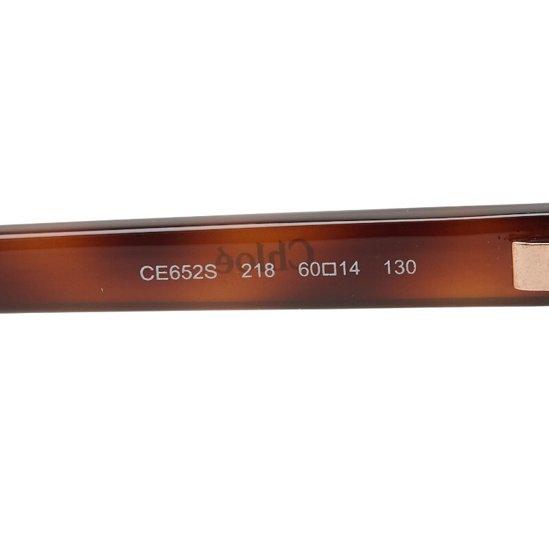 クロエ サングラス CE652S ブラウン プラスチック レディース Chloe 【中古】_画像5
