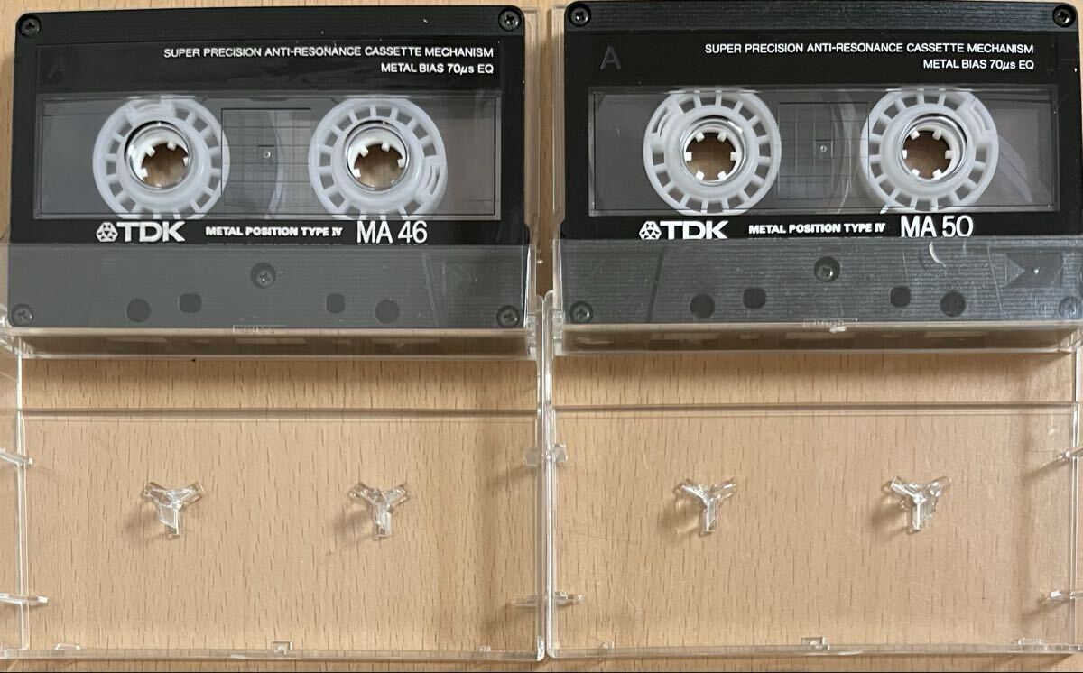 TDK MA FUJI SR メタルポジション カセットテープ TYPEⅣ 4本セット メタルテープの画像2