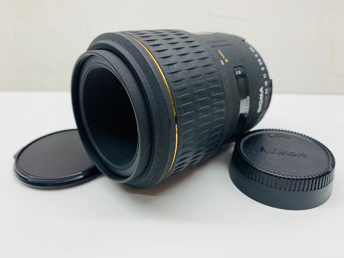 【動(dòng)作未確認(rèn)品】SIGMA　105ｍｍ　1：2.8Ｄ　MACRO　レンズ　カメラ　マクロレンズ　一眼レフカメラレンズ