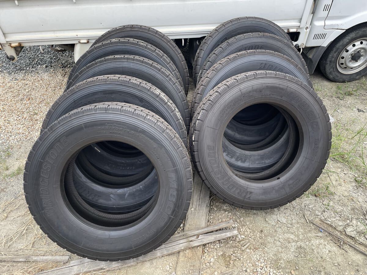 ブリヂストン　245/70R19.5 M800 未使用　9本セット　BRIDGESTONE ミックスタイヤ　2018制