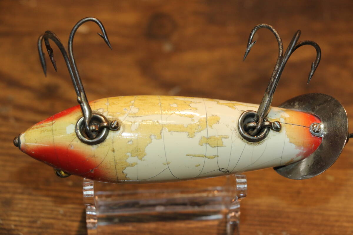オールドヘドン ドワジャック Heddon Dowagiac wood Rare Heddon Dowagiac 150 minnow 27g wood Old Lure Ship From