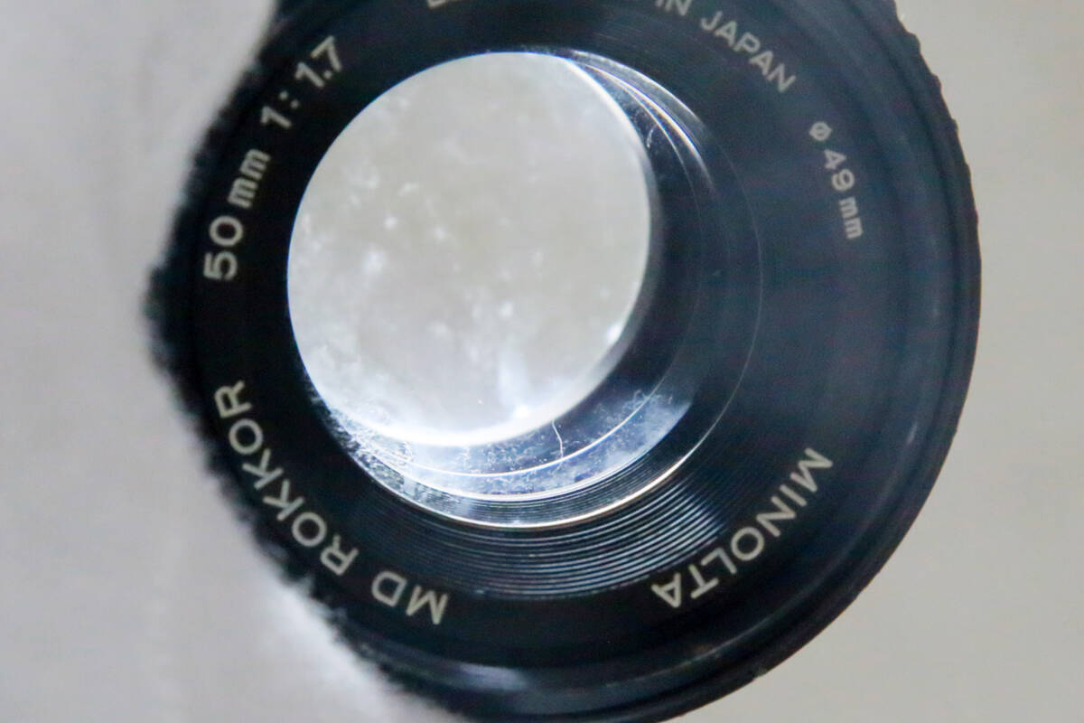 ミノルタ MINOLTA MD ROKKOR 50mm F1.7 #599-21