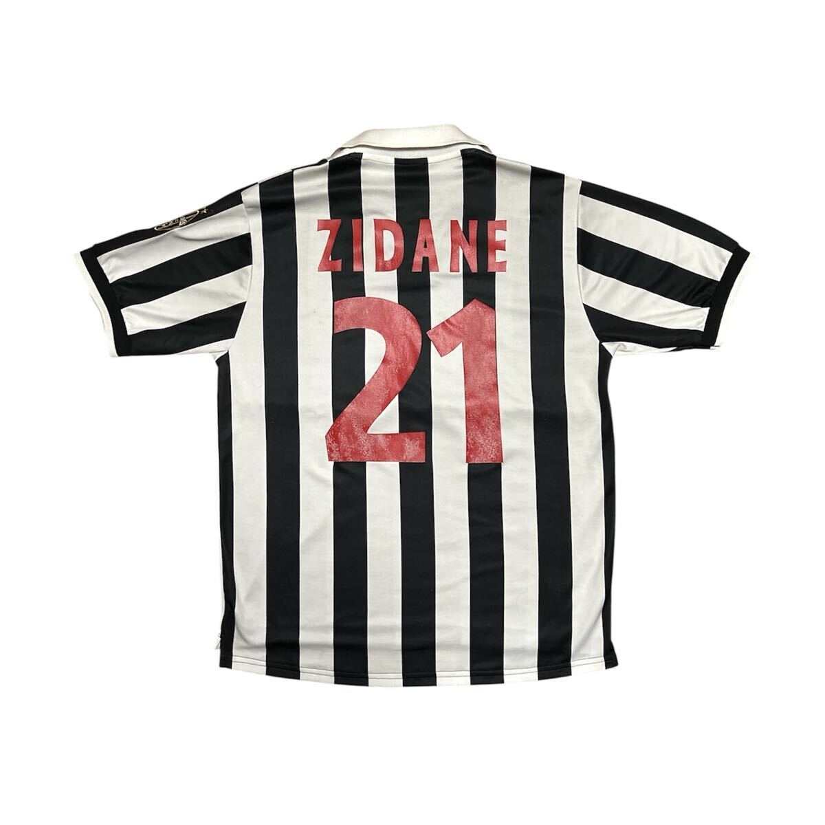 正規(guī)品 KAPPA 98-99 ユヴェントス ユニフォーム #21 ジダン フルバッチ ユーベ ルーマニア制 