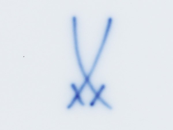 魁◆名家コレクション 激レア！マイセン最高峰 最上級の華 「FF ブルーメ」 花と昆蟲 金彩裝飾 プレート 直徑19㎝ 未使用極上品