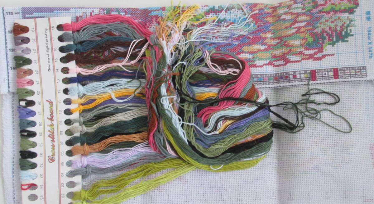 クロスステッチ　刺しゅう　キット　11CT　刺繍キット 図案印刷 　家　風景_画像6